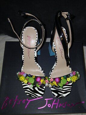 Betsey Johnson block heels
